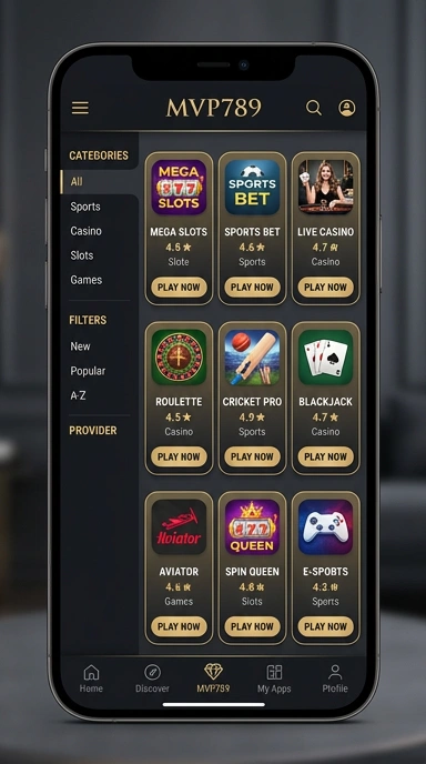 Tampilan katalog aplikasi mvp789